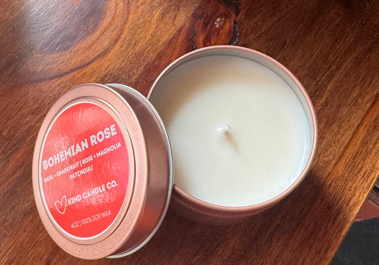 Bohemian Rose 4 oz Tin